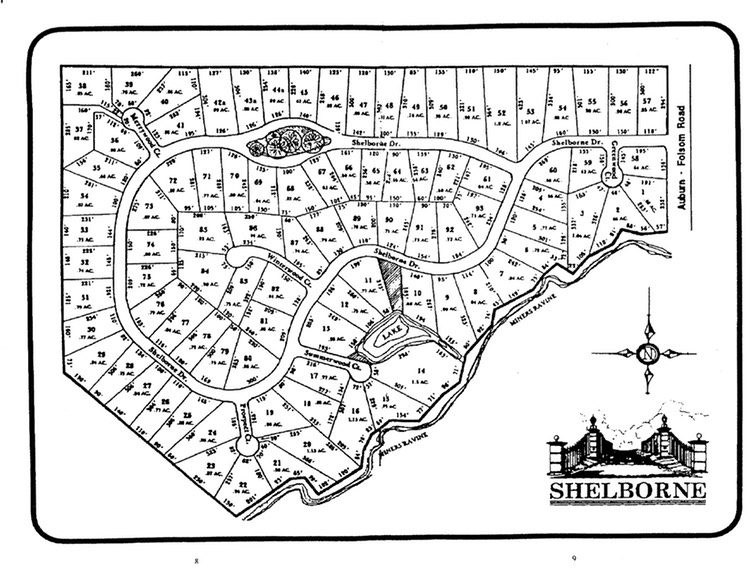 Shelborne Lot Map